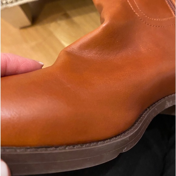 Tommy Hilfiger Saddle Leather Riding Boots / Wide Calf / New w Tags / 6 M WC - Picture 15 of 16